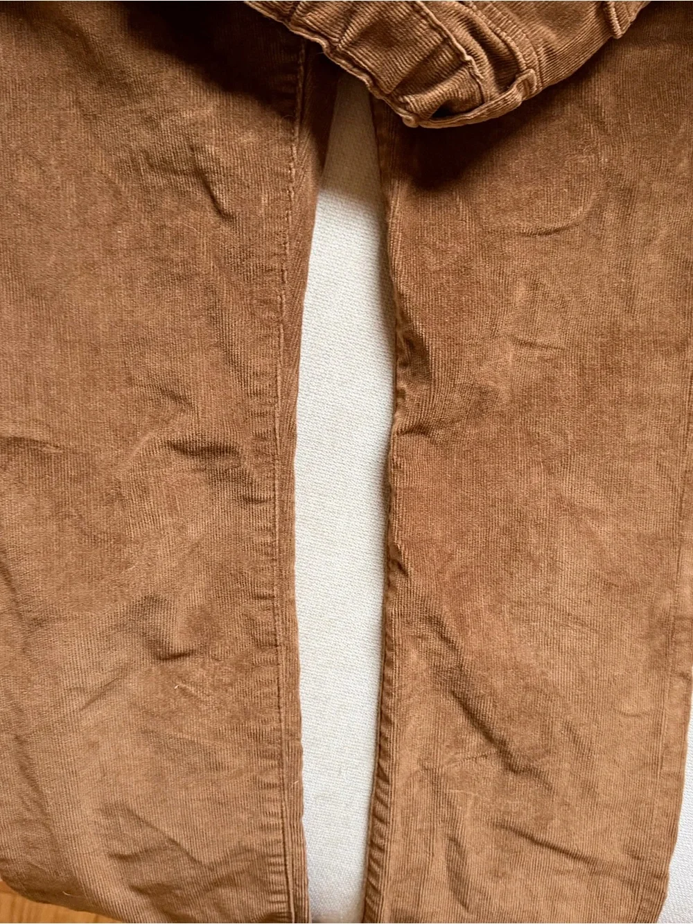 LIKE NEW Boys CREWCUTS Slim-Fitting Corduroy Pants in Duckwood — Size 12